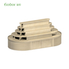 Accesorio redondo de alimentos a granel de madera G008
