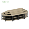 Pantalla de alimentos a granel de madera G005 accesorio redondo