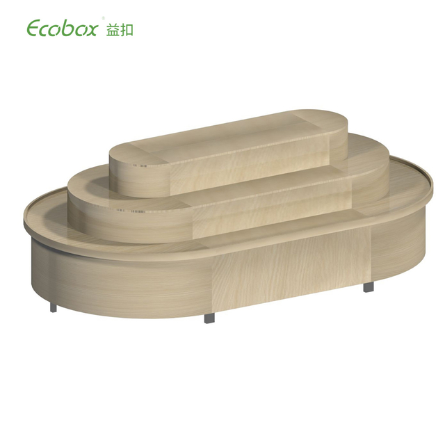 Pantalla de alimentos a granel de madera G003 accesorio redondo