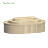 Accesorio redondo de alimentos a granel de madera G012