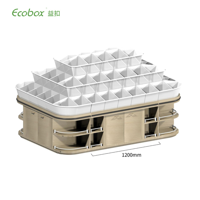 Pantalla de alimentos a granel de madera G009 accesorio redondo