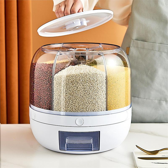 Dispensador de cubo de alimentos a granel de Rotray WC-10