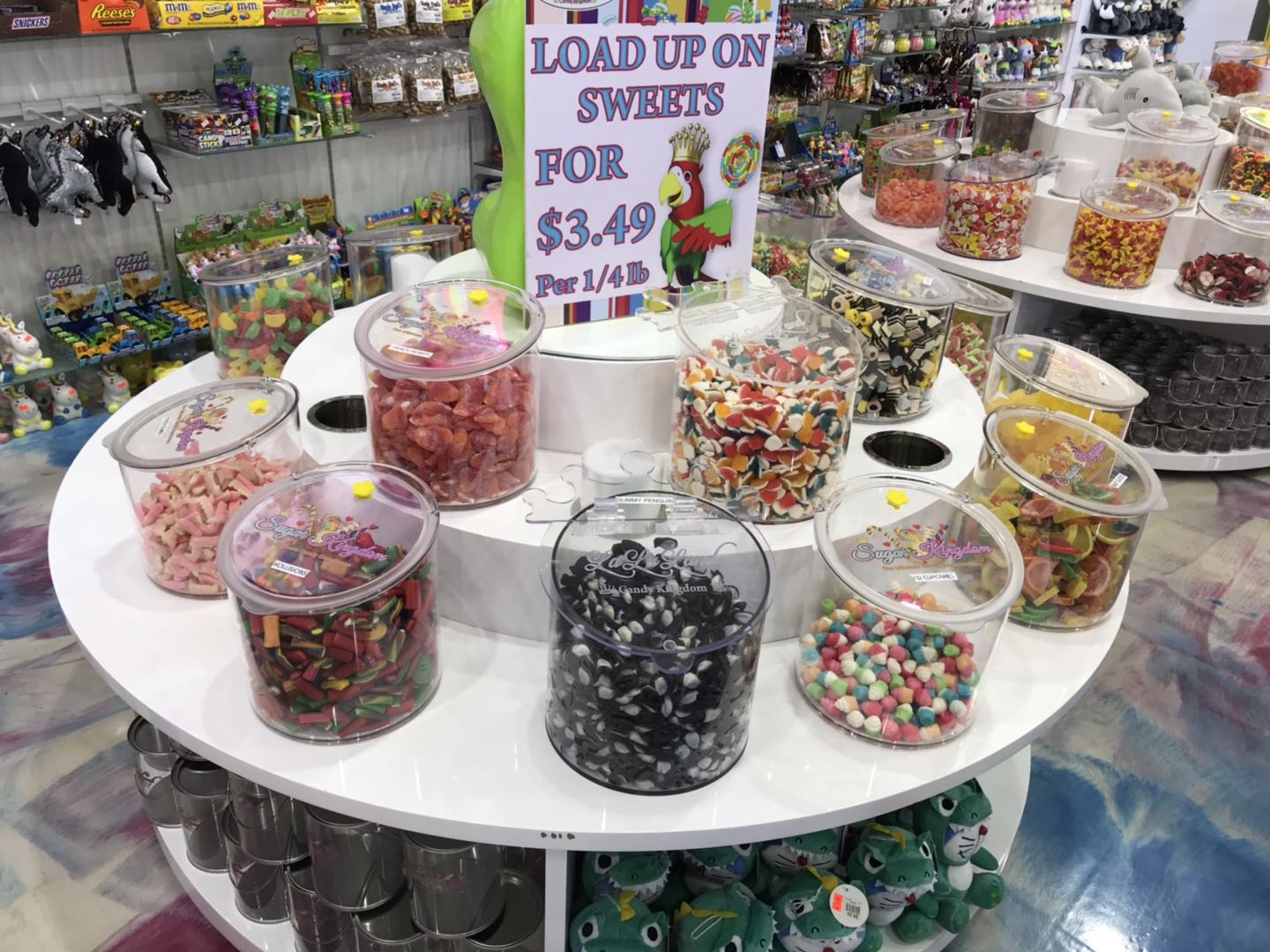 contenedor de caramelo