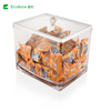 MF-07 AirTight Square Bulk Nuts y Cereal Food Bin