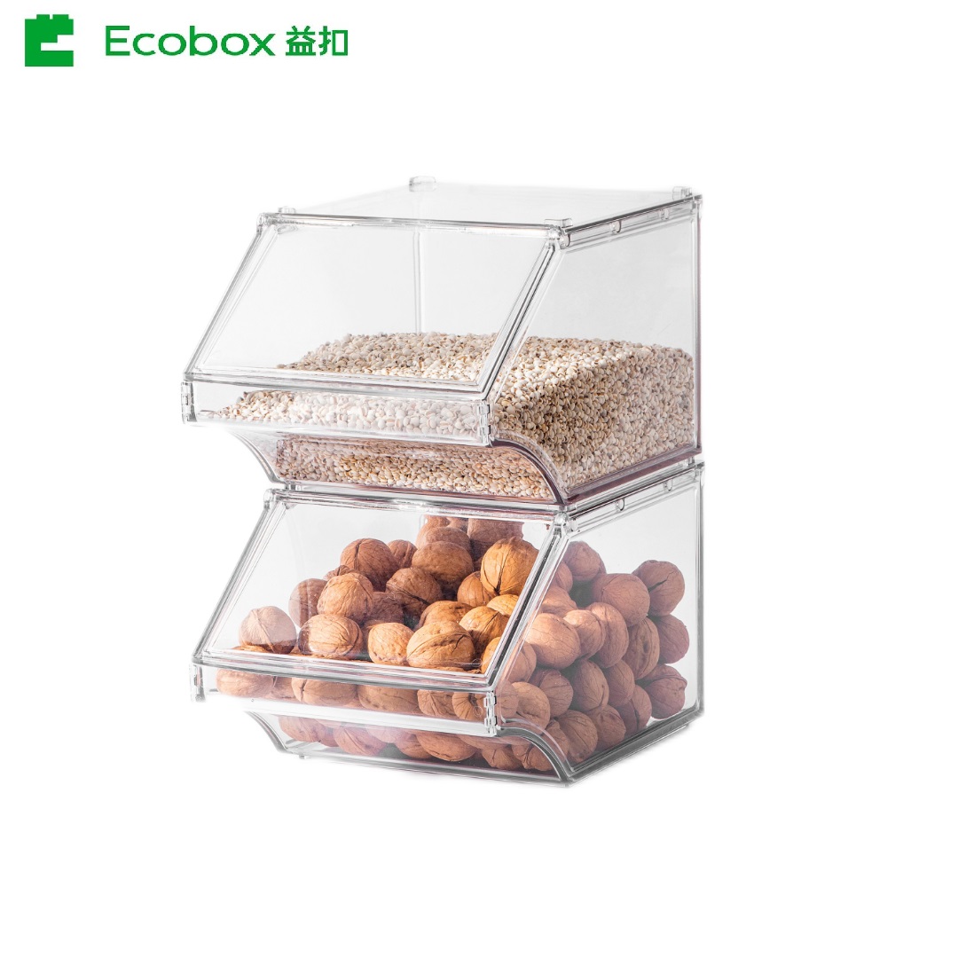 Contenedor de alimentos a granel apilable SS-02