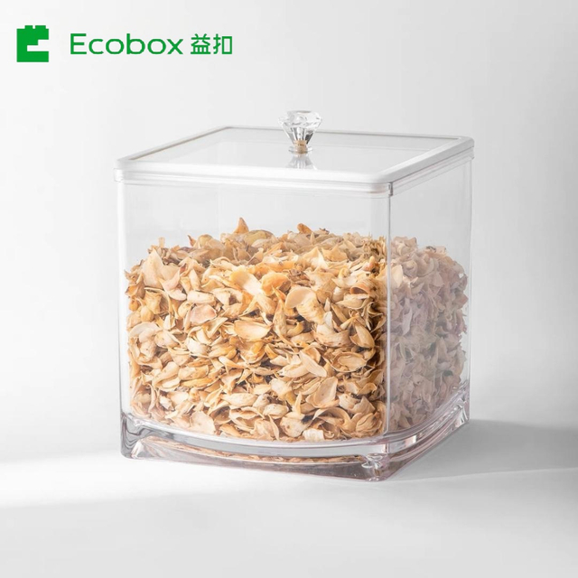 MF-05 Airtight Square Bulk Nuts y Cereal Food Bin
