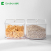 MF-07 AirTight Square Bulk Nuts y Cereal Food Bin