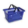 JS-SBT0 Cesta de compras de mango de plástico para supermercados para supermercados 