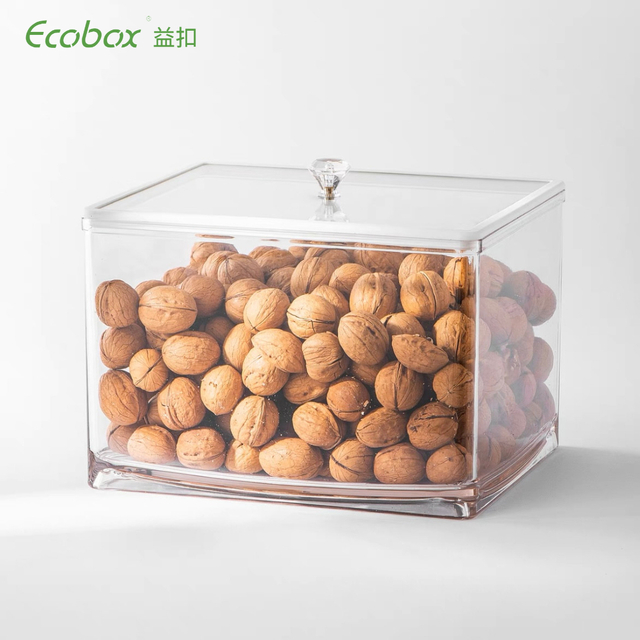 MF-08 AirTight Square Bulk Nuts y Cereal Food Bin