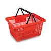 JS-SBT0 Cesta de compras de mango de plástico para supermercados para supermercados 