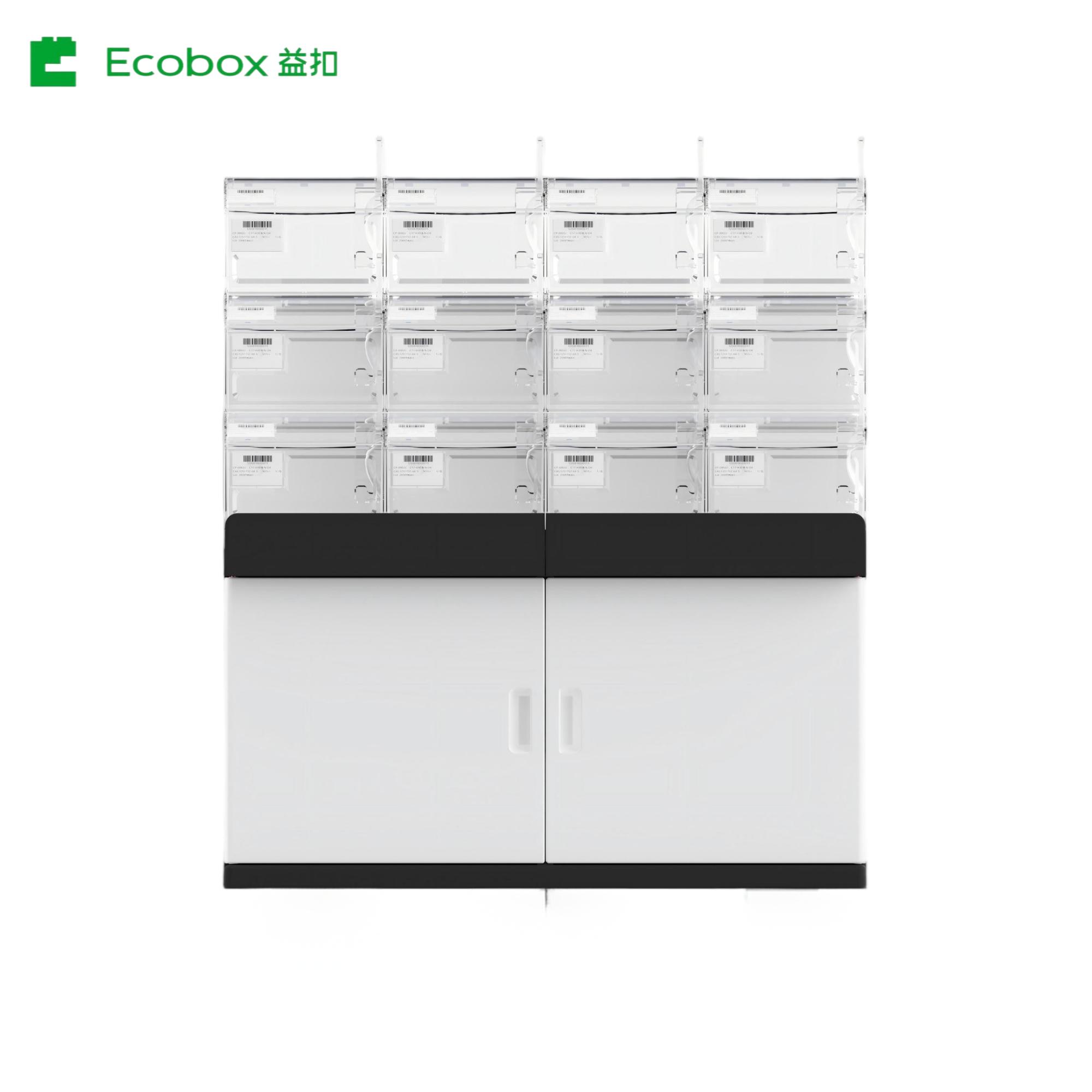 GT-0101 Soporte de exhibición de plástico de 3 capas para venta minorista