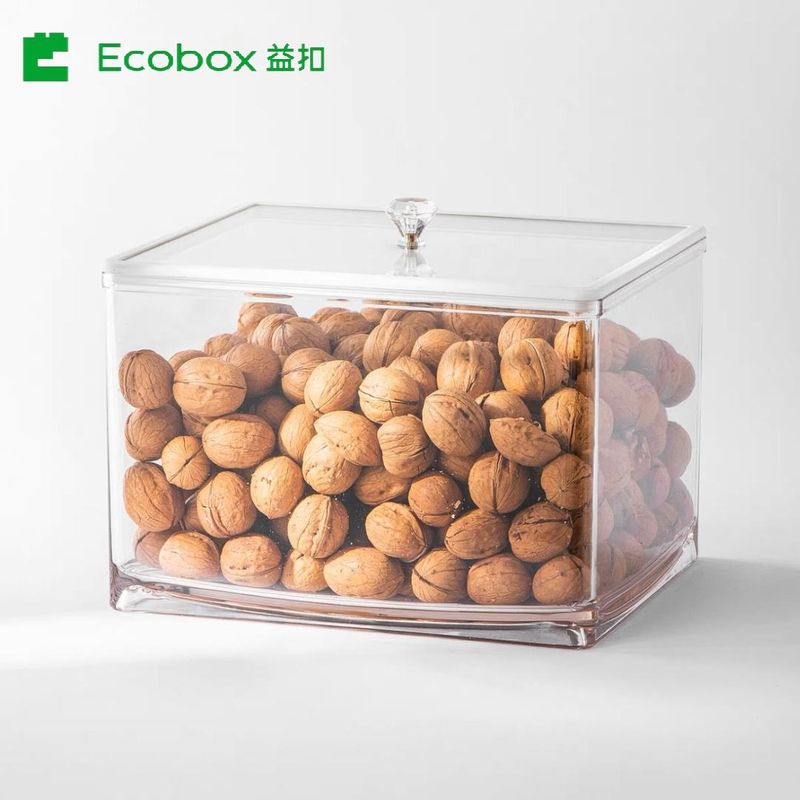 MF-08 AirTight Square Bulk Nuts y Cereal Food Bin