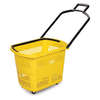 JS-SBT1 Cesta de compras de mango de plástico de comestibles para supermercado 