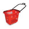 JS-SBT1 Cesta de compras de mango de plástico de comestibles para supermercado 